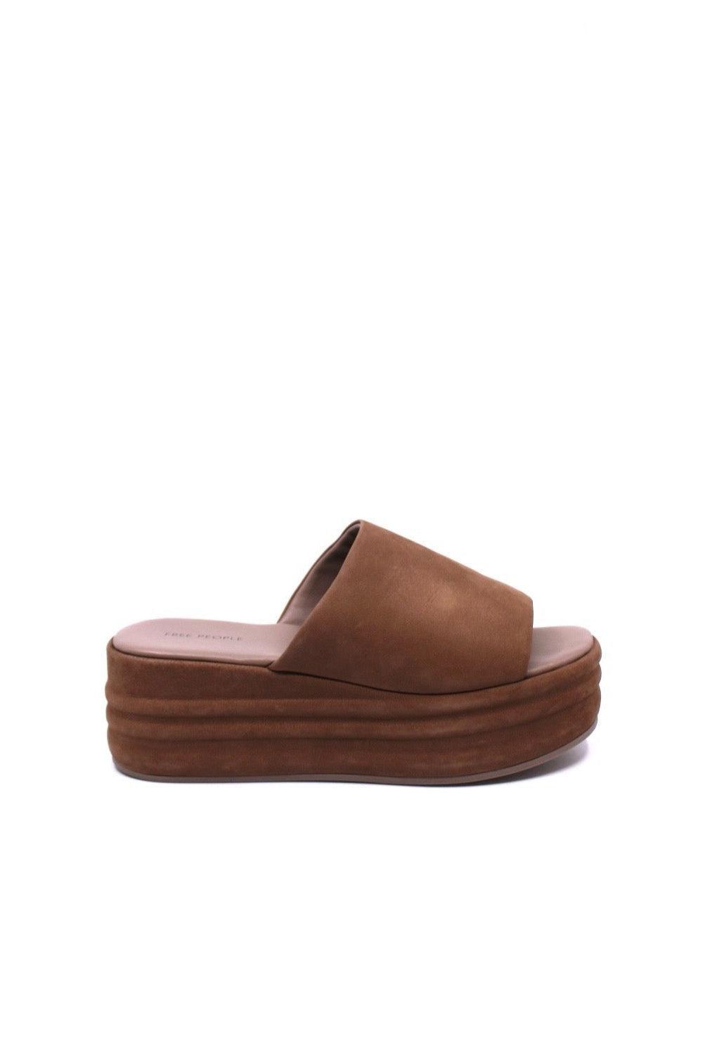 Free People Harbor Flatform Fawn Grey Product Image