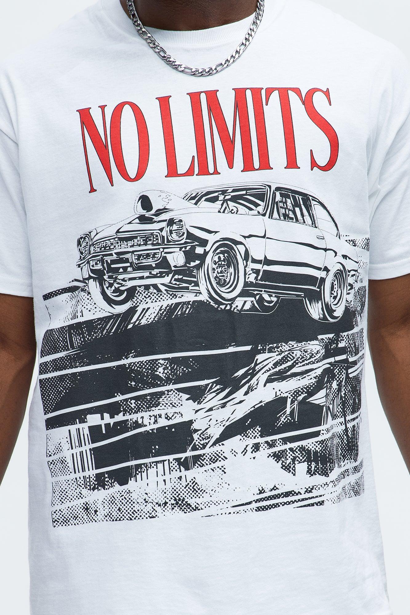 No Limits Racing Short Sleeve Tee - White Product Image
