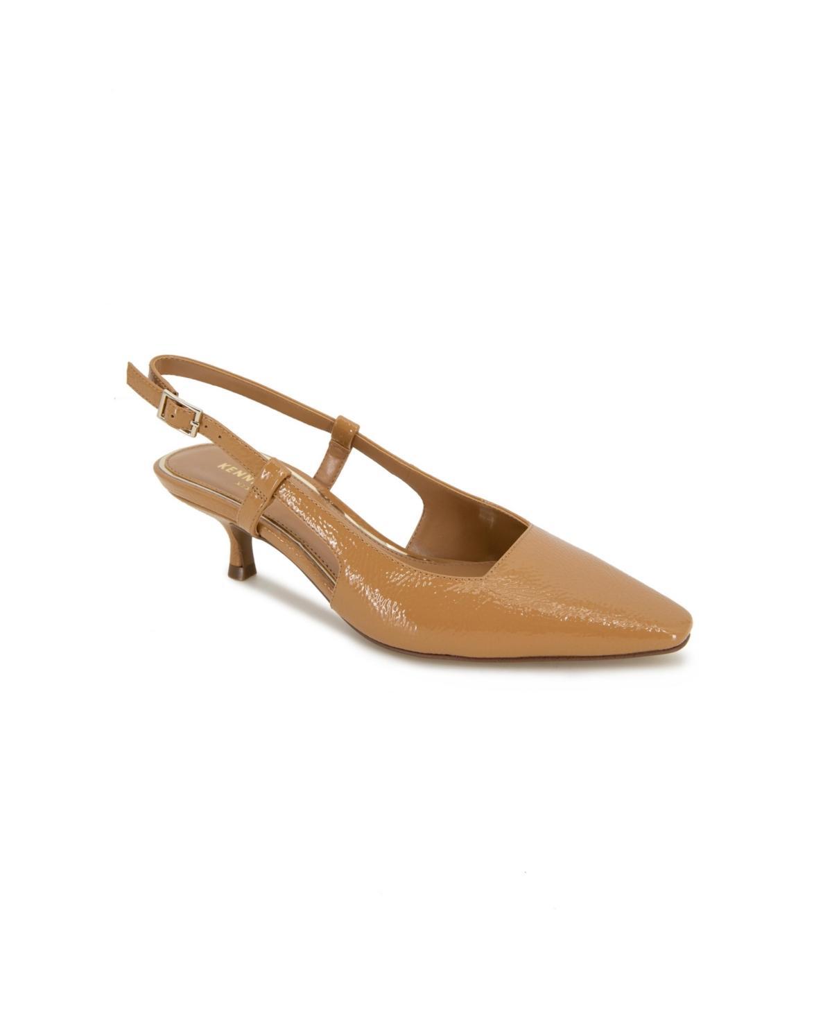 Kenneth Cole Womens Martha Pointed Toe Slip On Slingback Flats Product Image