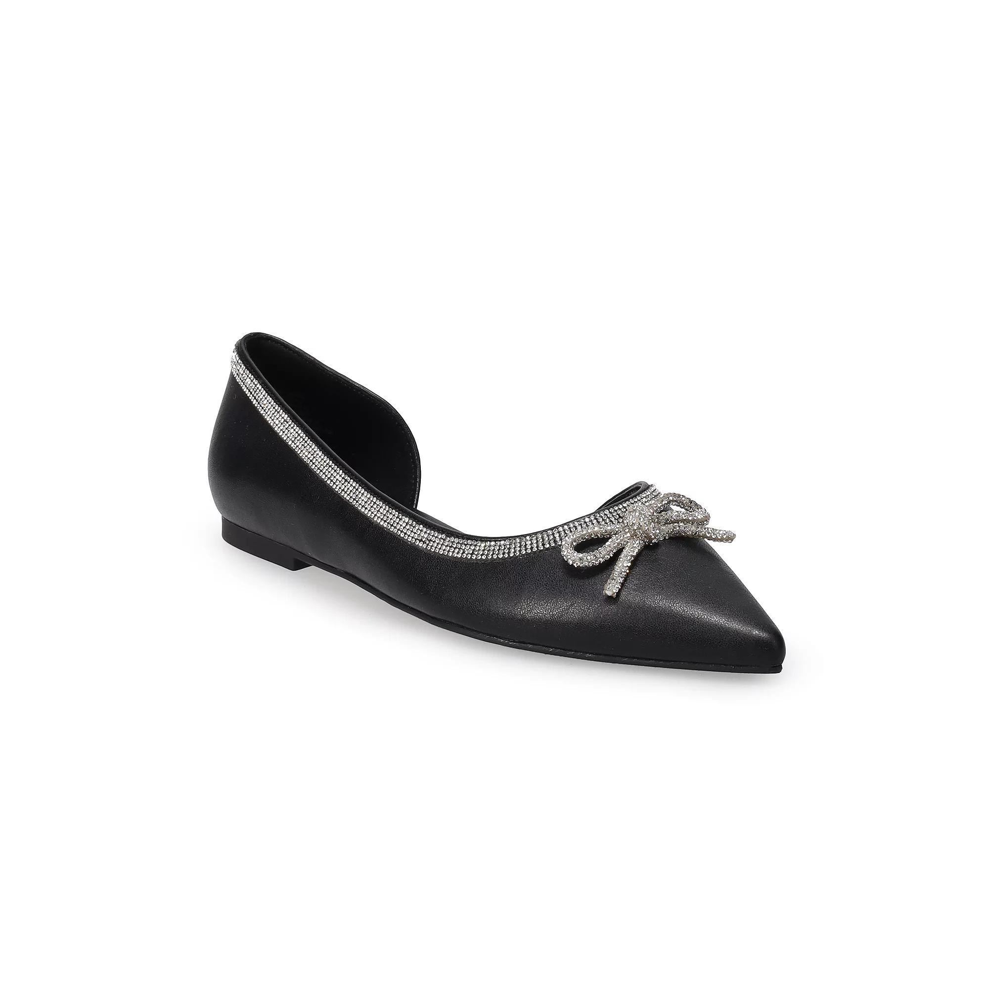 Apt Emmalyn Womens Pointed Toe Bow Flats Product Image