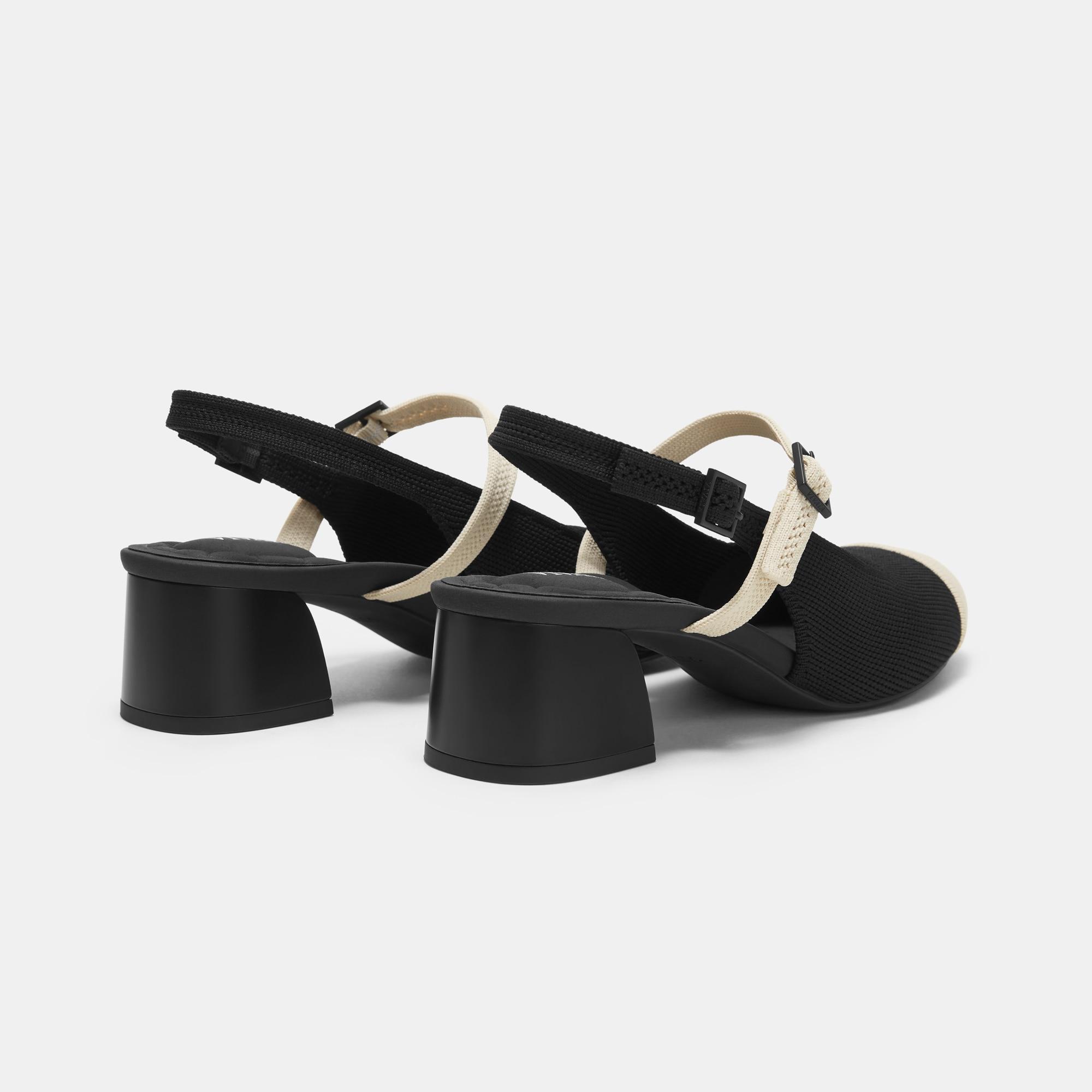 Almond-Toe Slingback Mary-Jane Sandals (Juliana) Product Image