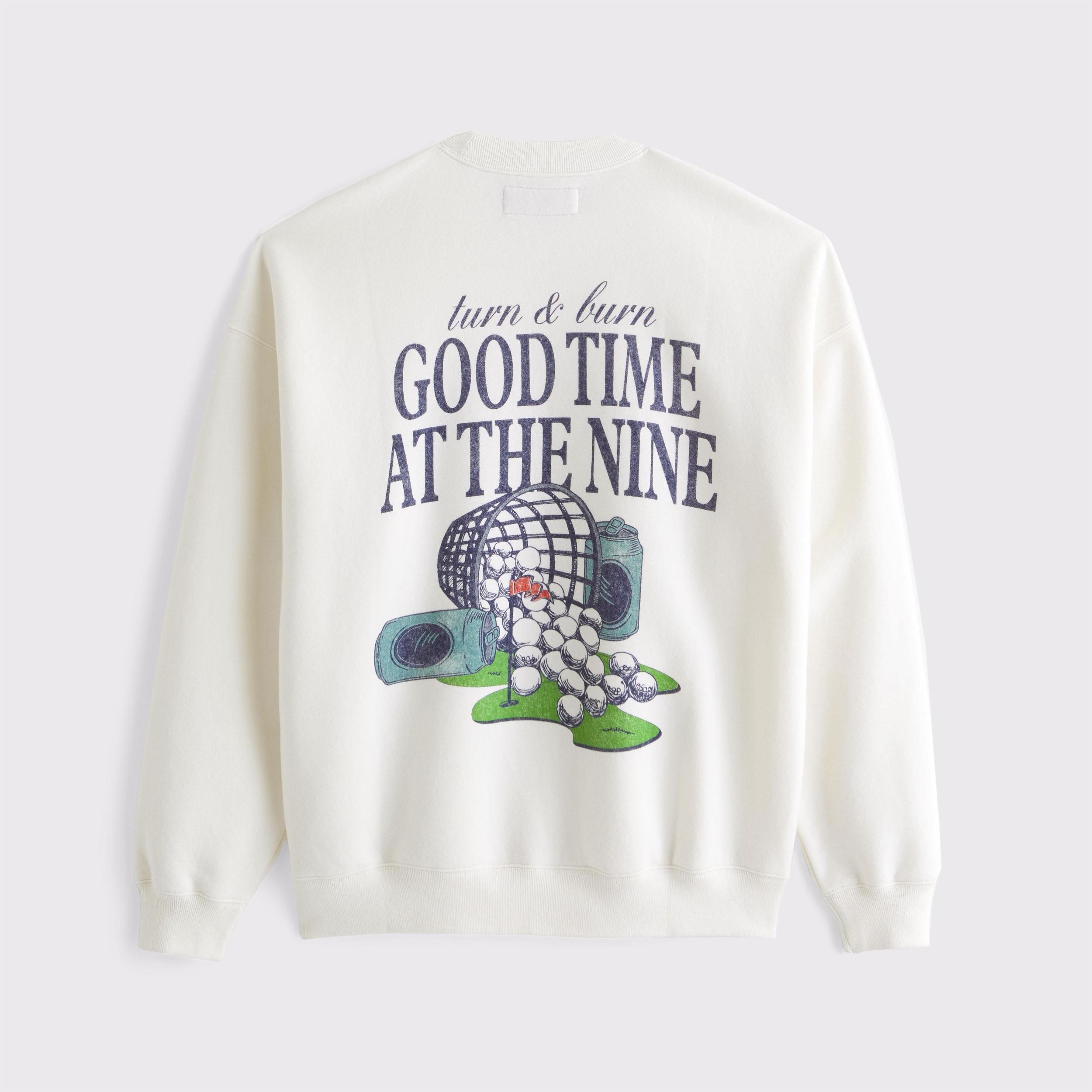 Golf Graphic Crew Sweatshirt Product Image