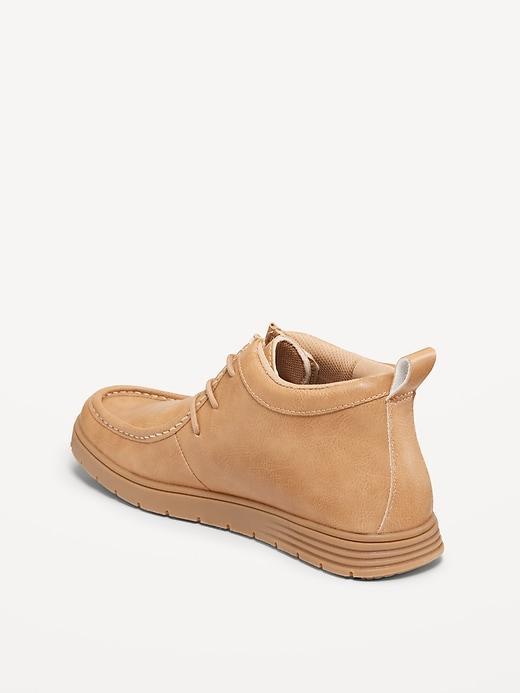 Faux-Leather Deck Boots Product Image