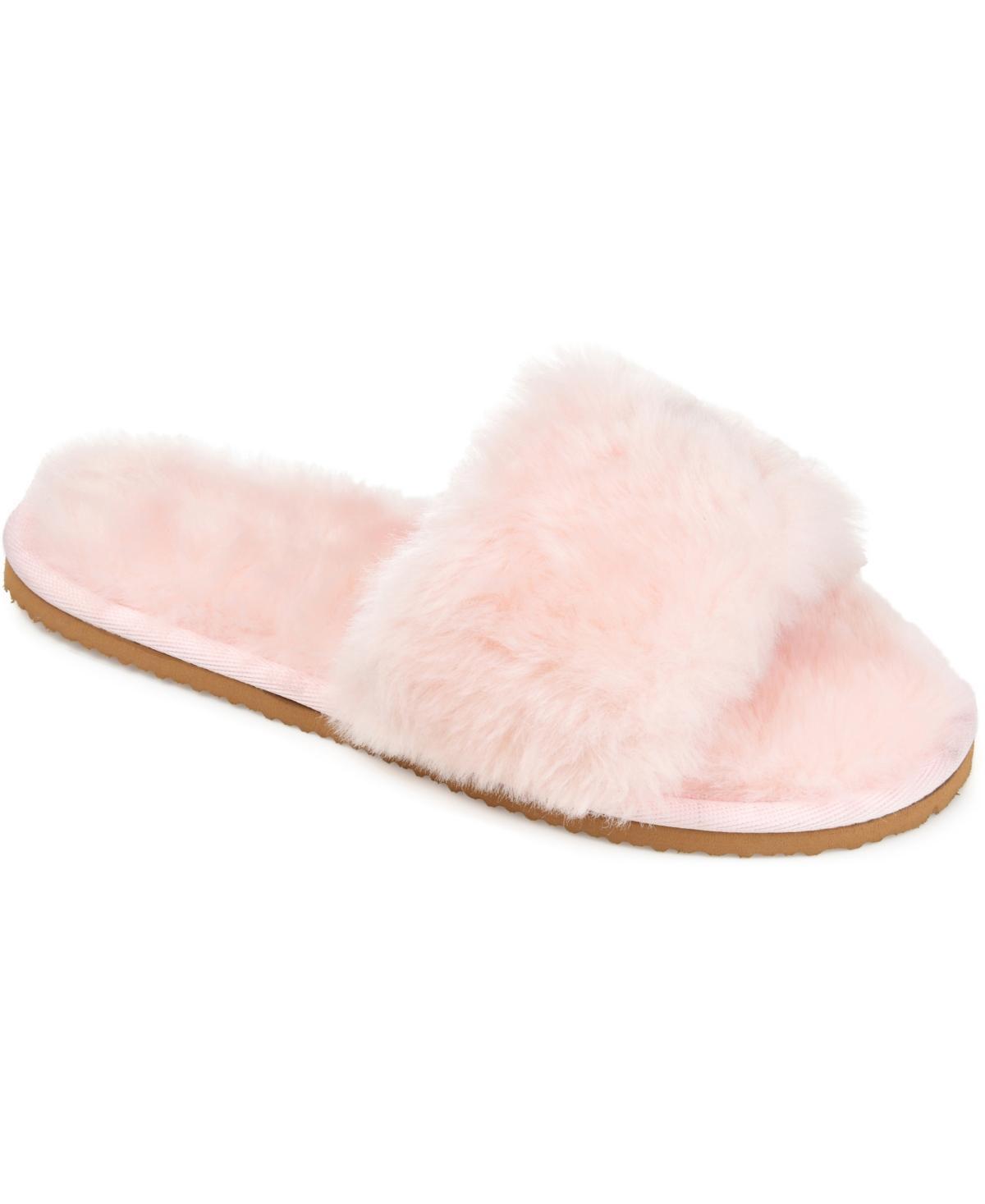 Journee Dawn Womens Slippers Red Product Image