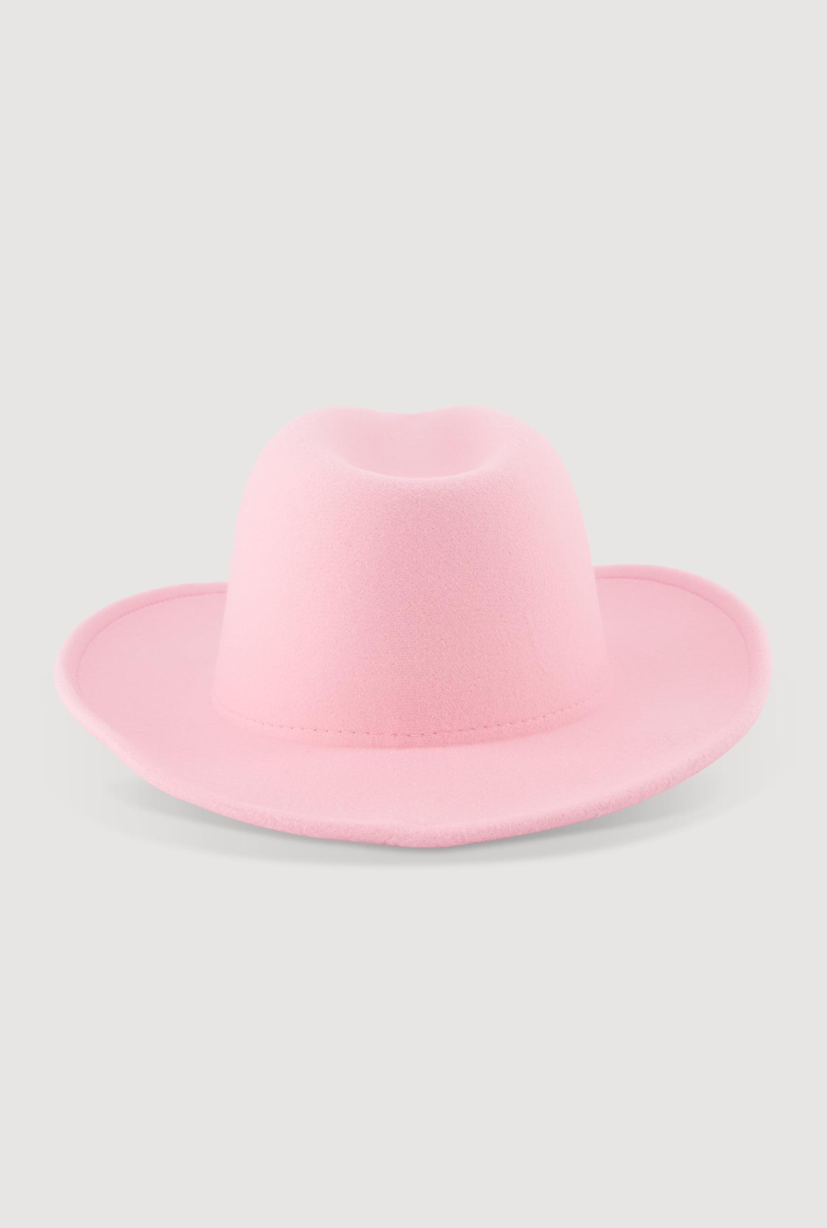 Brushed Felt Cowboy Hat Female Product Image