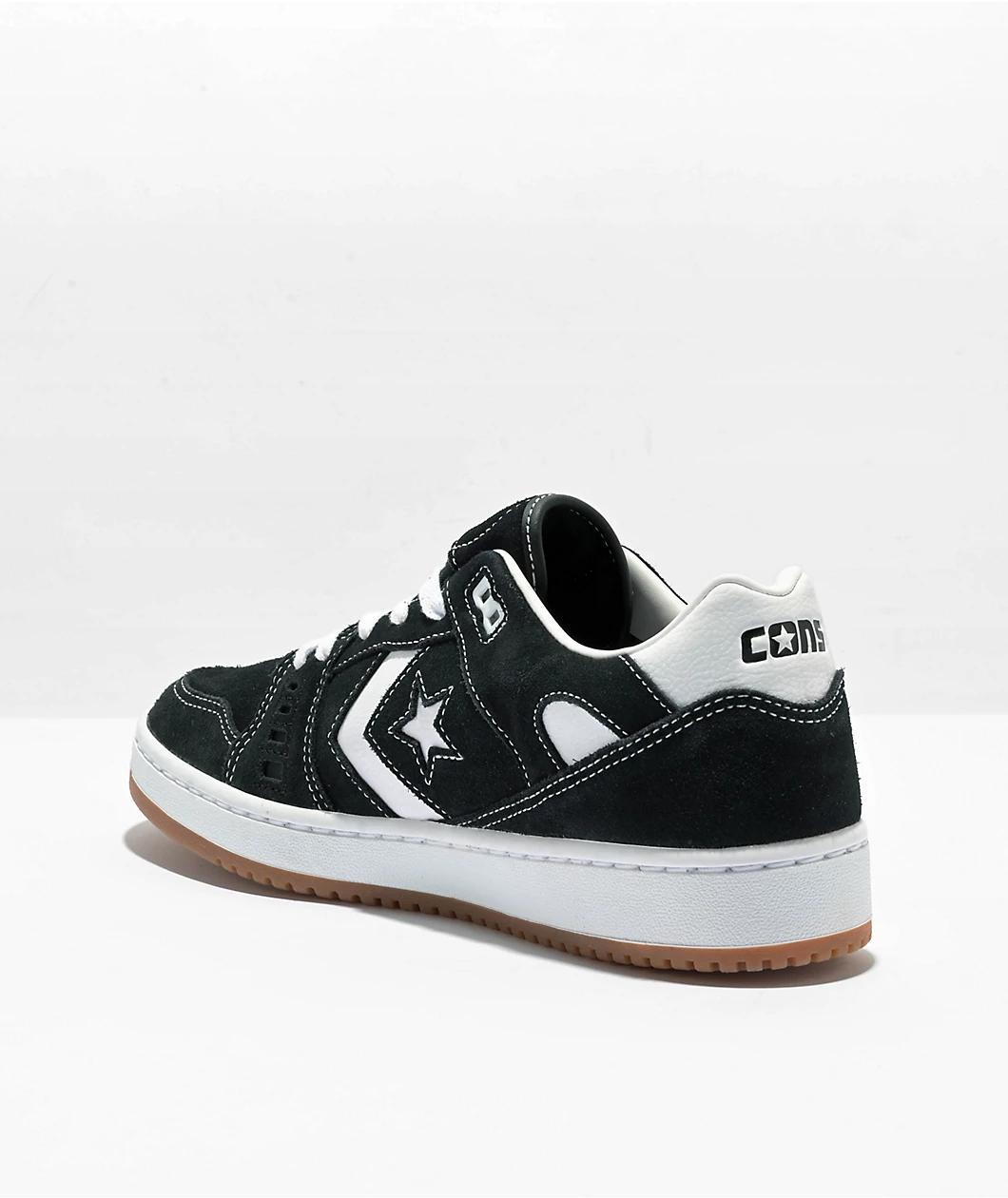 Converse AS-1 Pro Black & White Suede Skate Shoes Product Image
