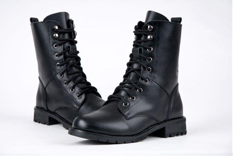 Genuine Leather Short Boots Product Image