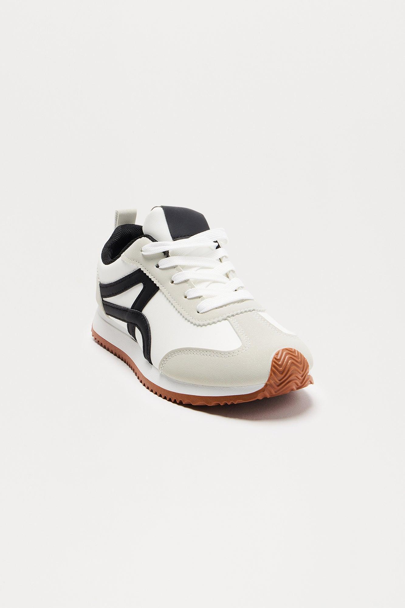 Travis Lace Up Sneakers - White Product Image