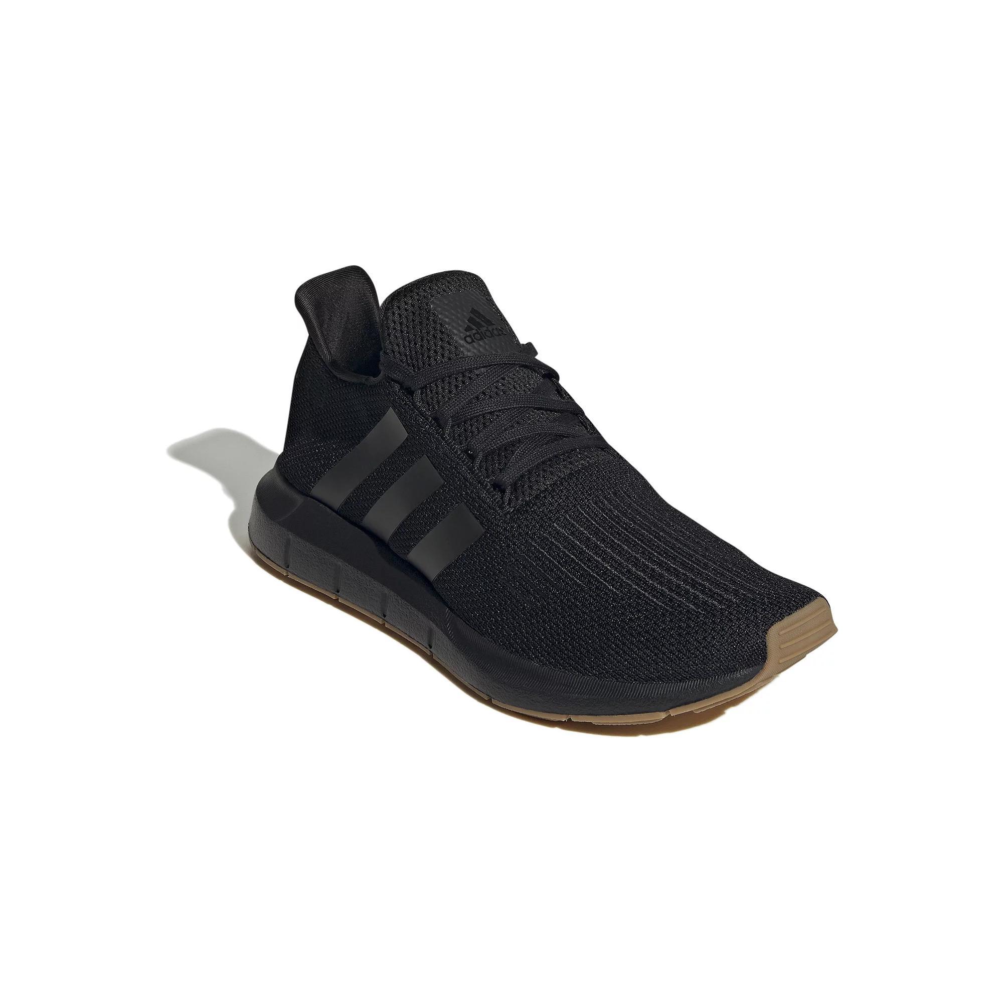 adidas Swift Run 1.0 Men's Casual Running Shoes, Size: 8.5, Black Black Gum Product Image