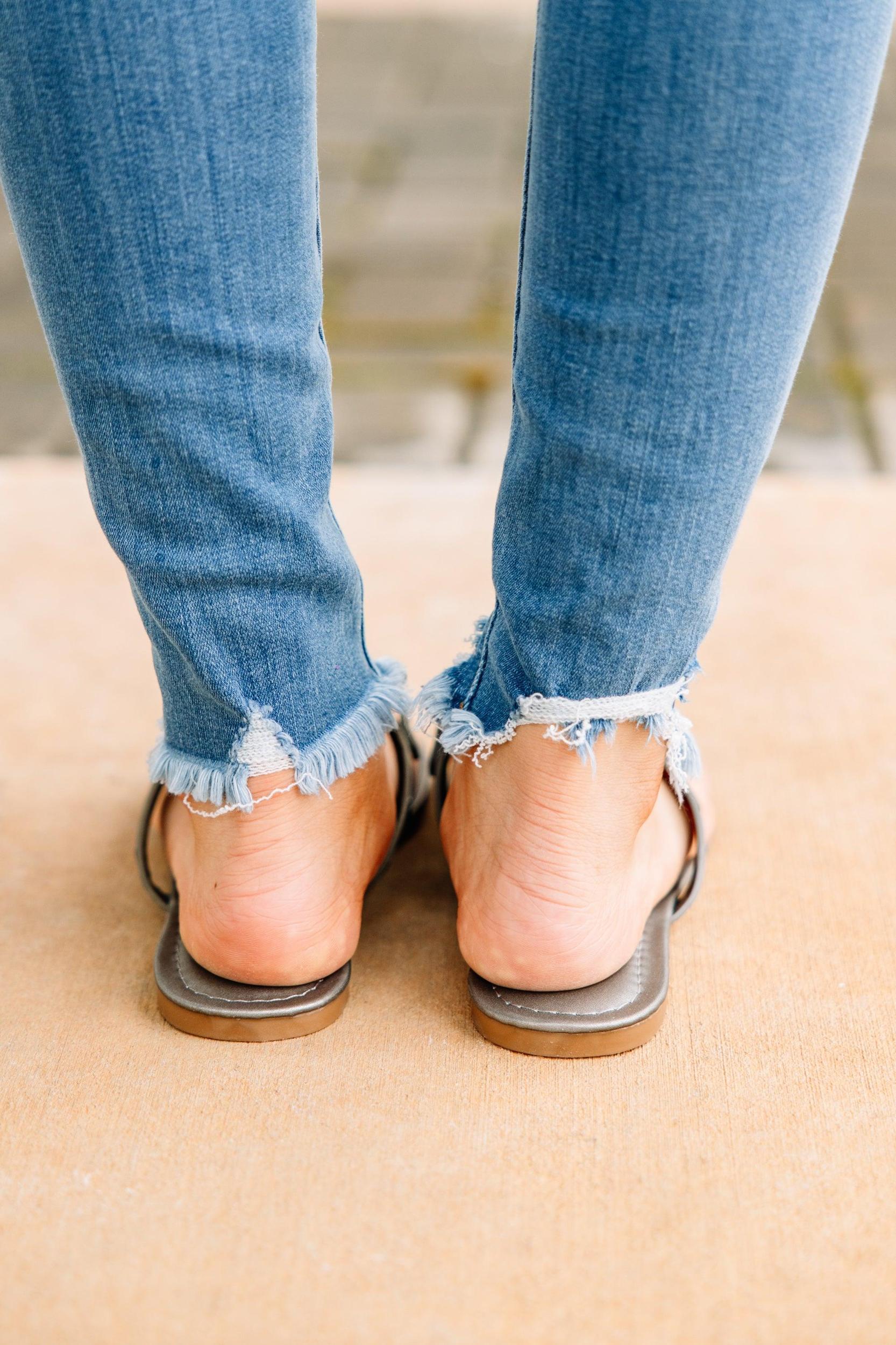 The Sky Is The Limit Pewter Gray Sandals Female Product Image