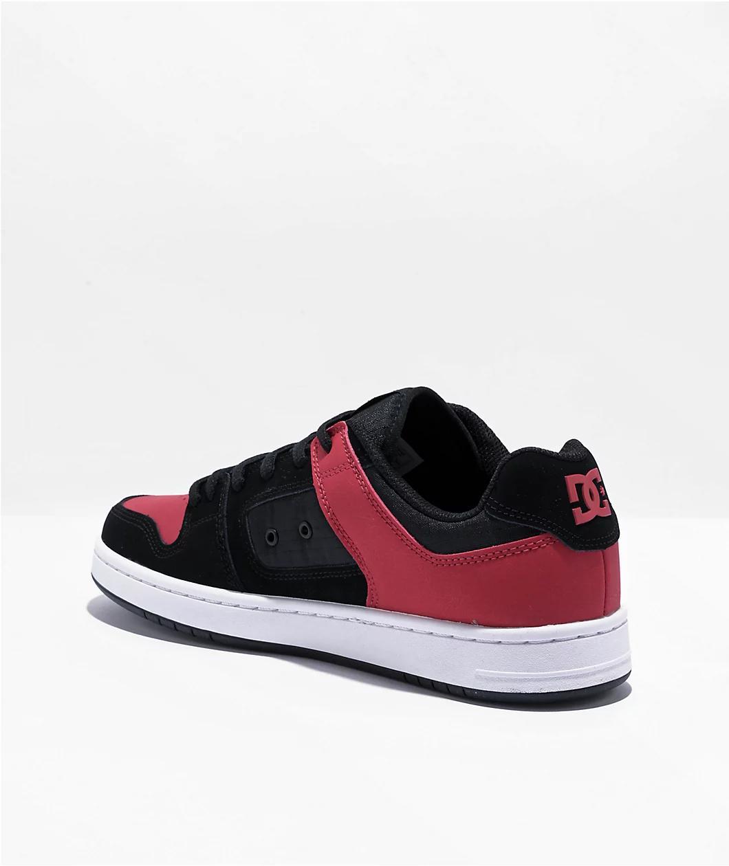 DC Manteca 4 Black & Red Skate Shoes Product Image
