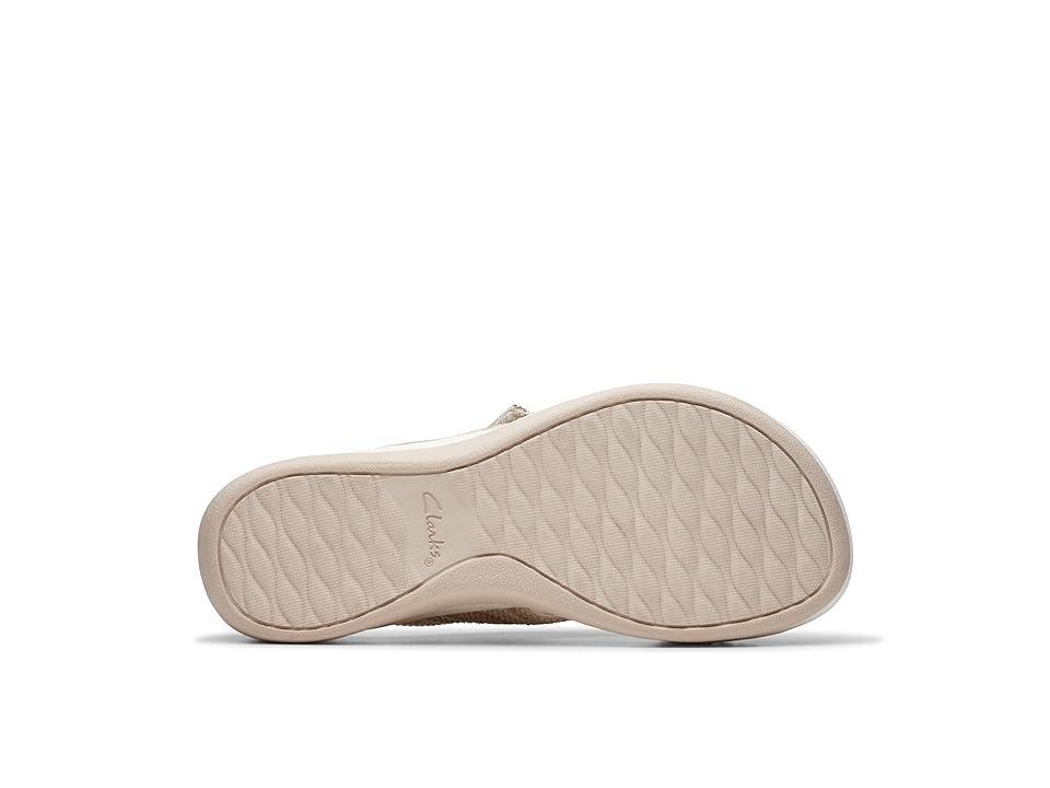 Clarks® Cloudsteppers Arla Wave Women's Slide Sandals, Size: 7.5, Black Combi Product Image