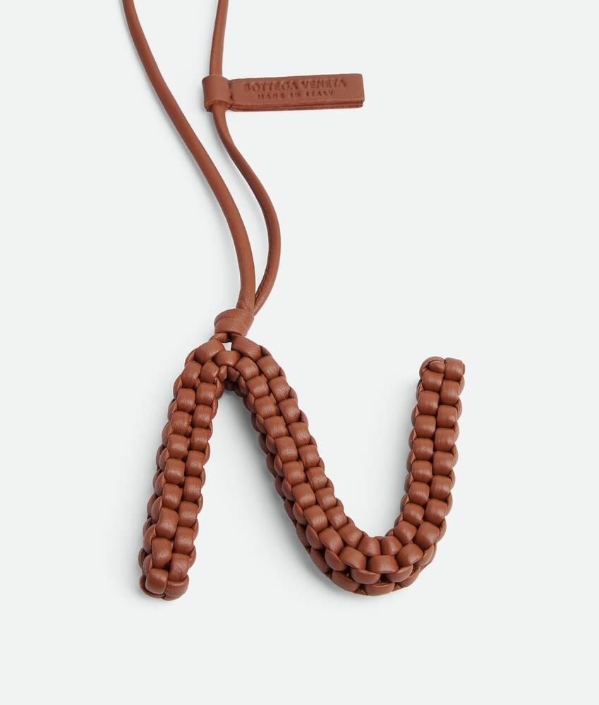Men's Letter N Charm in Wood Product Image