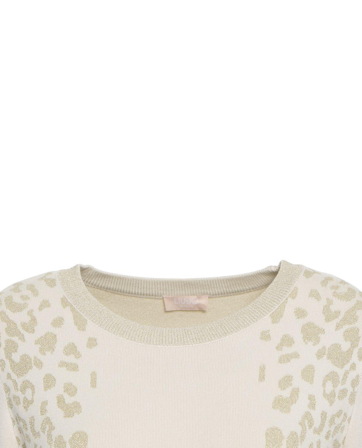 Midi dress with animal print Product Image