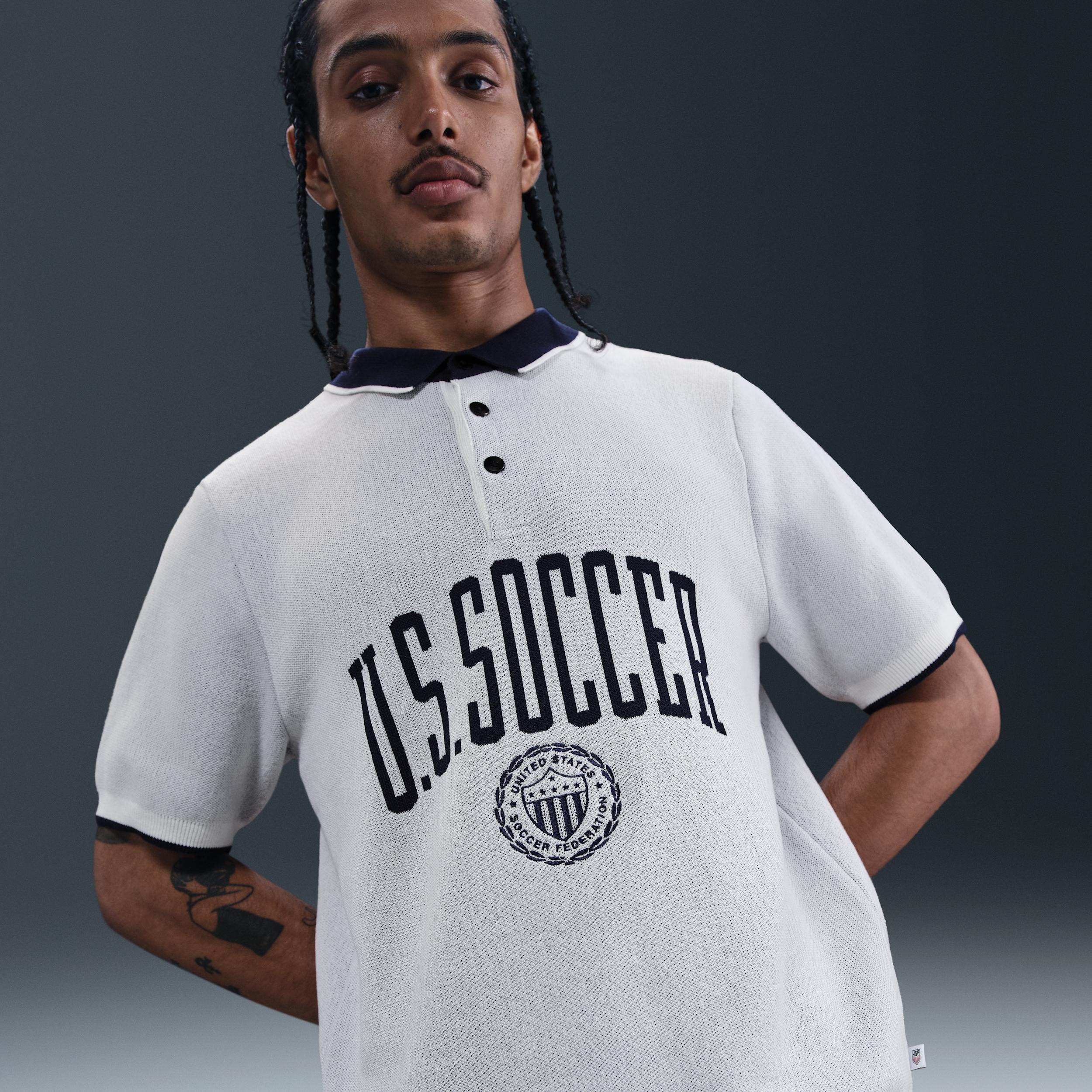 USMNT Club Nike Men's Soccer Knit Polo Product Image
