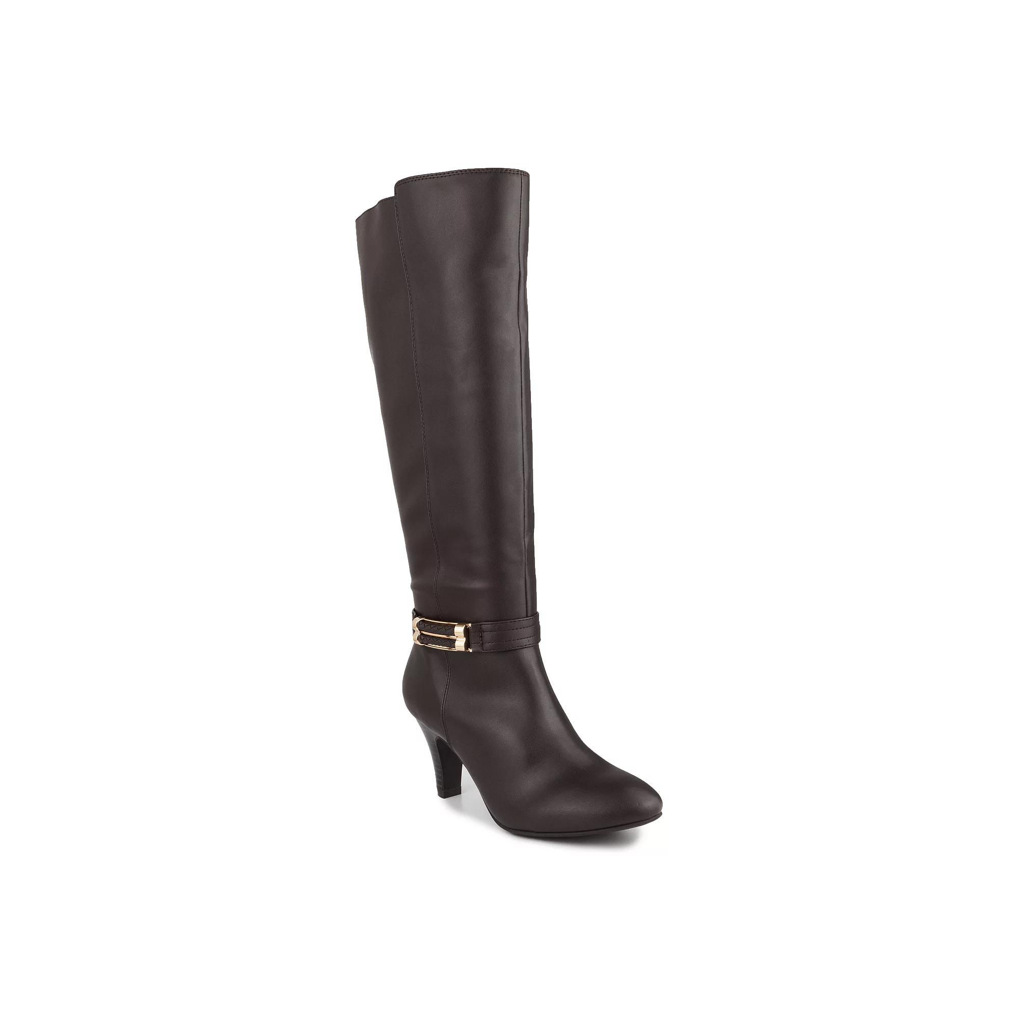 London Fog Eaton Women's Knee-High Boots, Size: 8, Brown Product Image