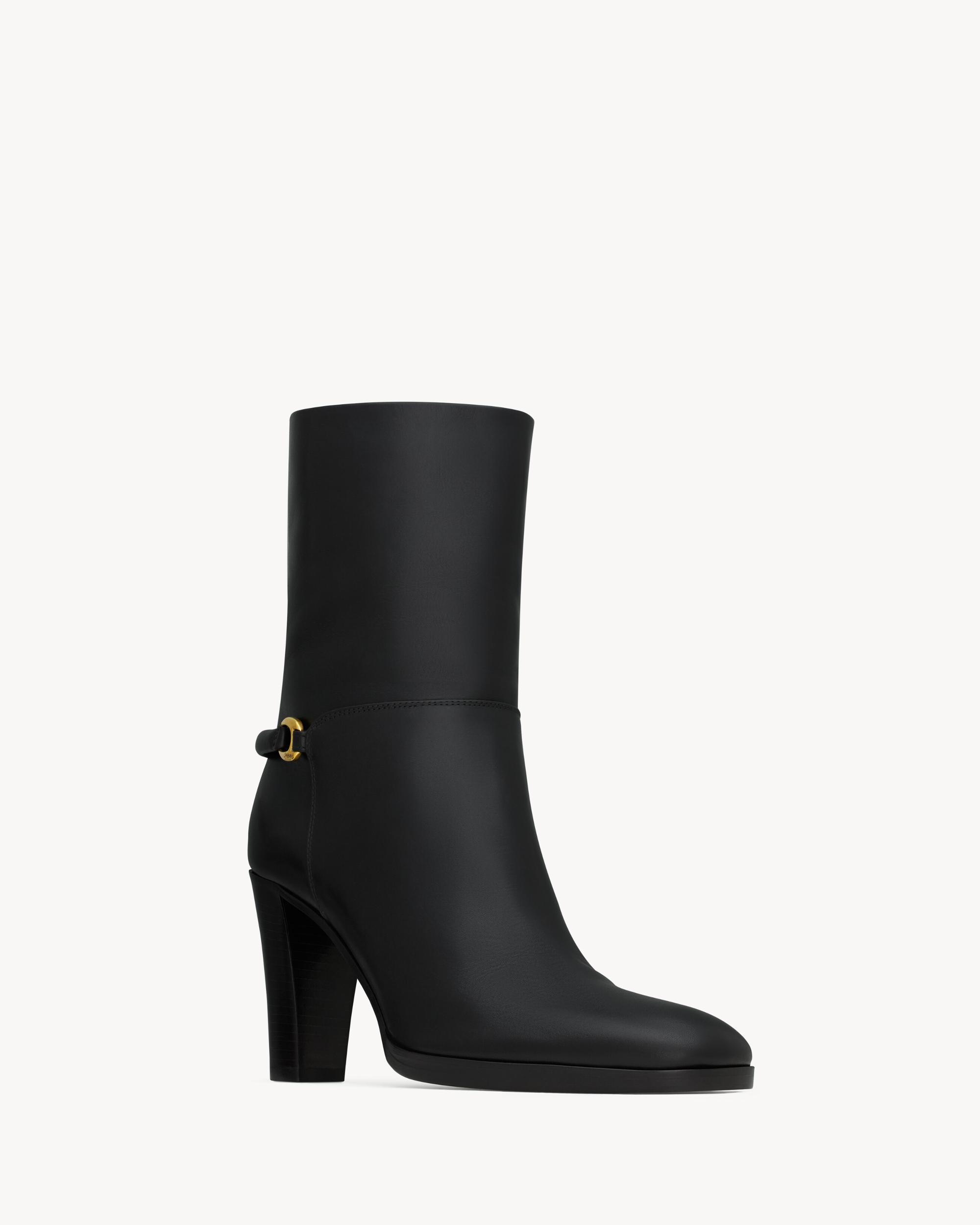 SULPICE booties in smooth leather Product Image