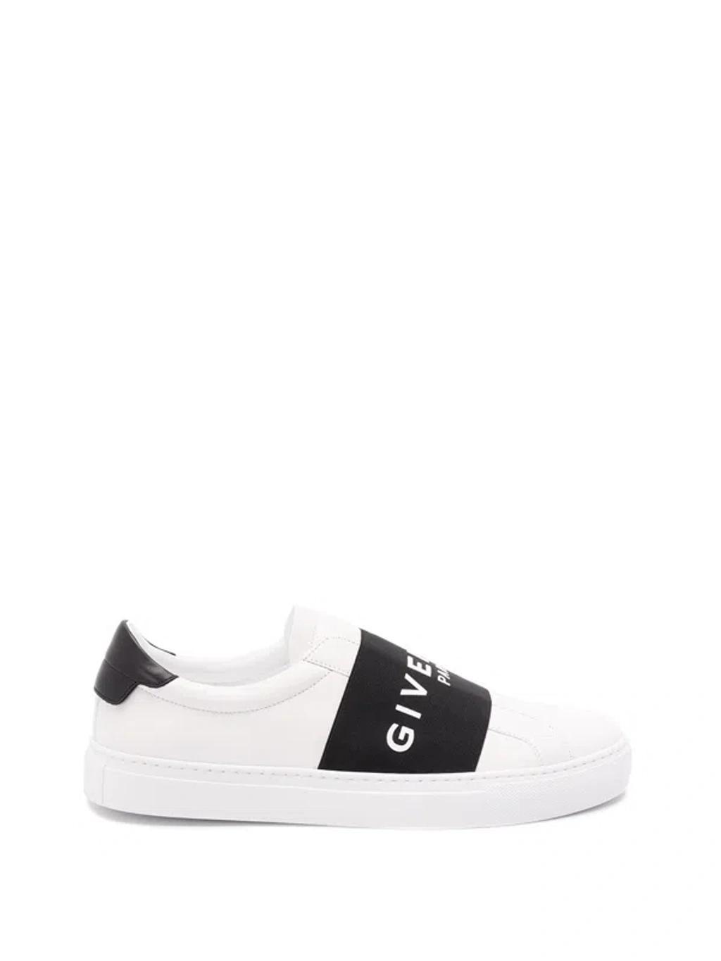GIVENCHY Urban Street Sneakers In Leather With Elastic Band In Multi Product Image