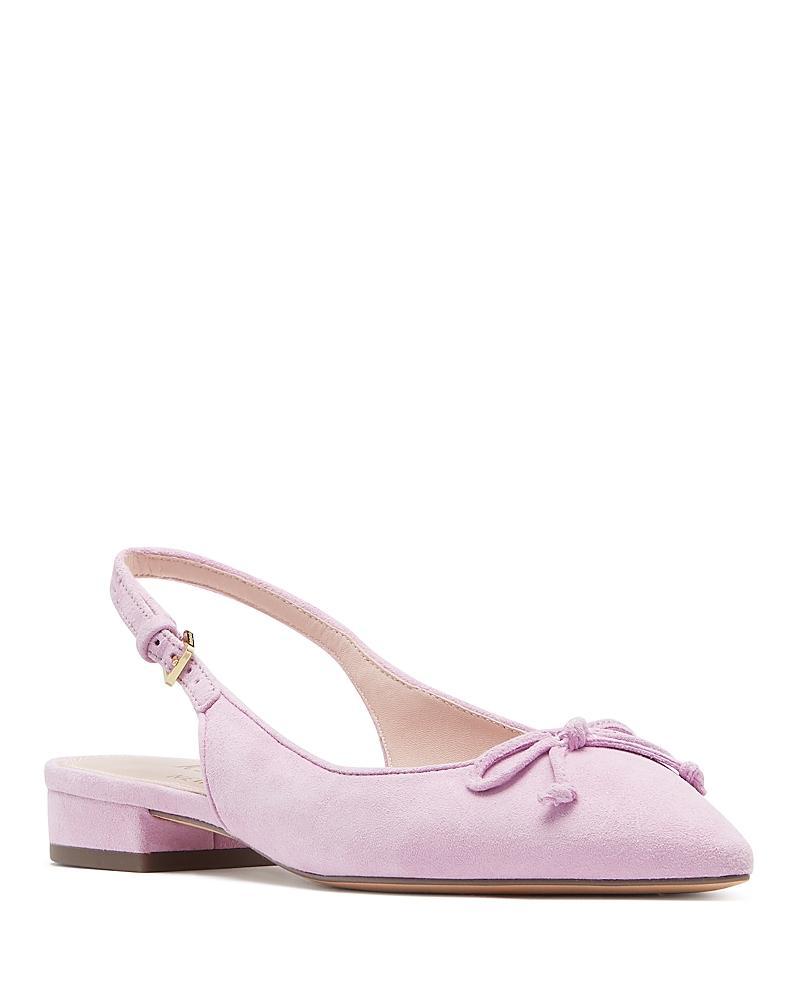 kate spade new york Womens Veronica Flat Pointed Toe Slingback Ballet Flats Product Image