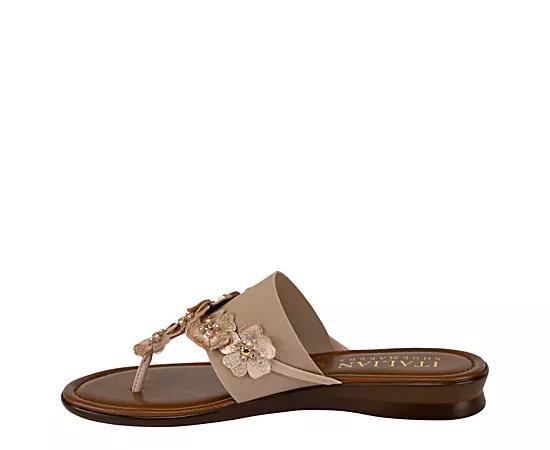 Italian Shoemakers Ayelen Women's Floral Sandals, Size: 6, Yellow Product Image