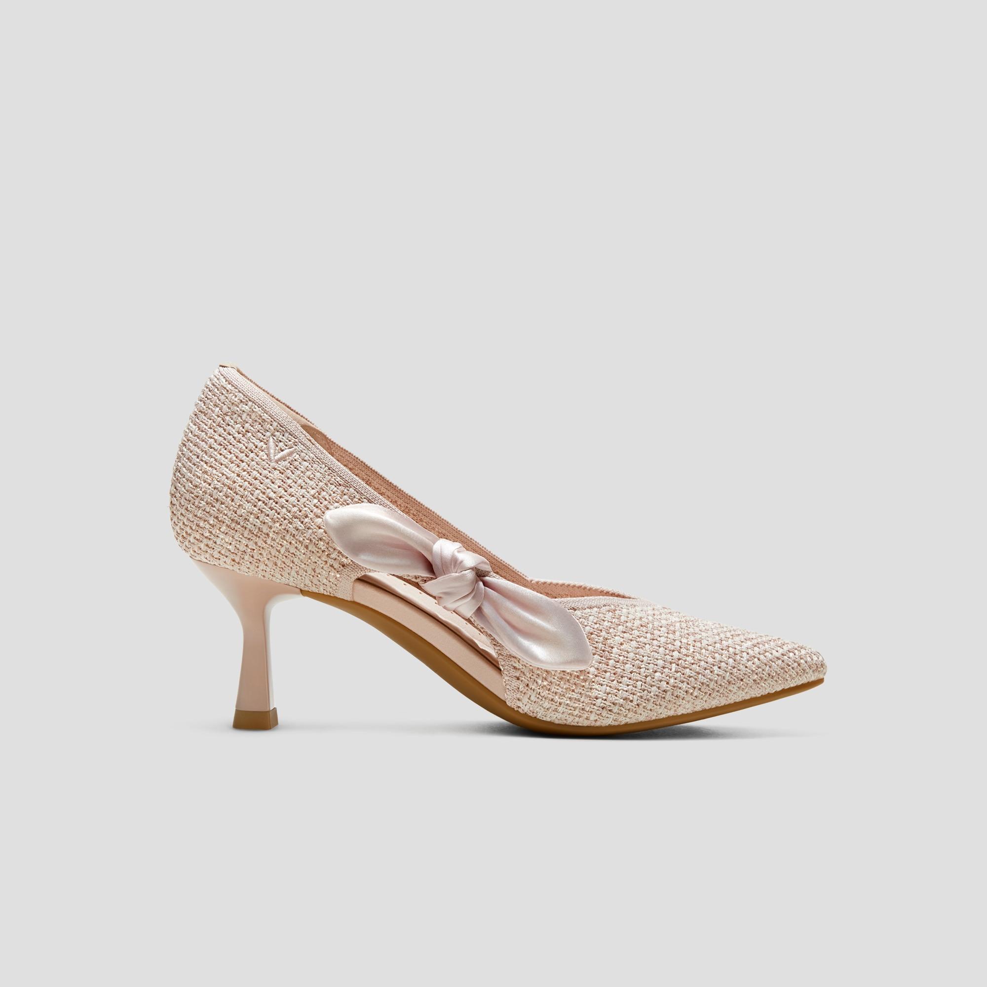 Pointed-Toe Bow Stilettos (Ashley) Product Image