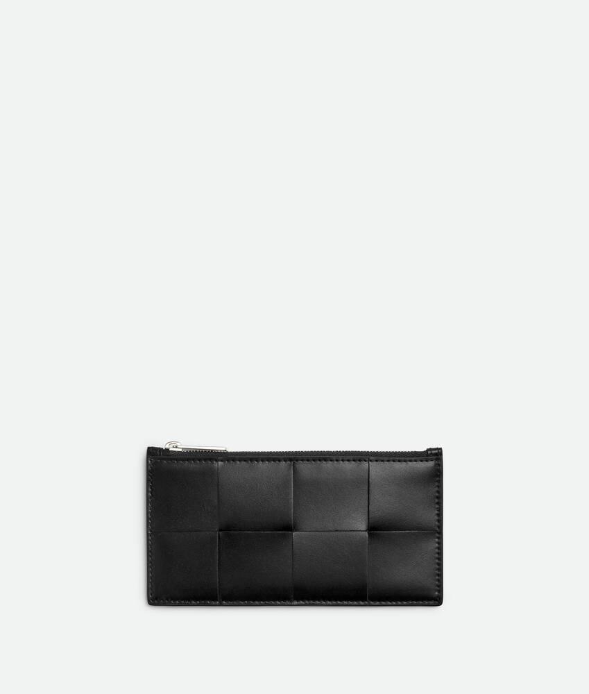 Men's Cassette Long Zippered Card Case in Black/parakeet Product Image