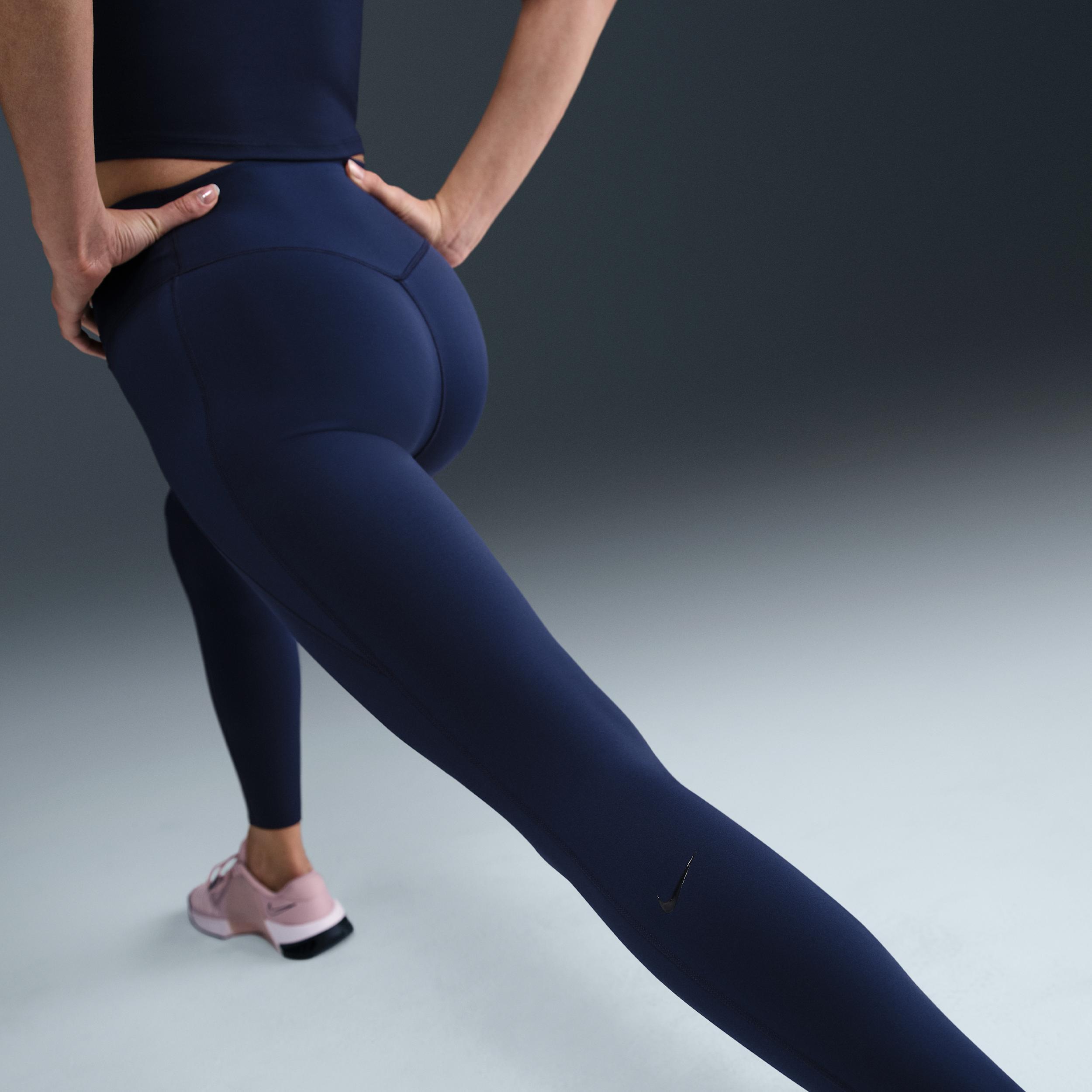 Nike Women's Universa High-Waisted 7/8 Leggings with No Front Seam Product Image
