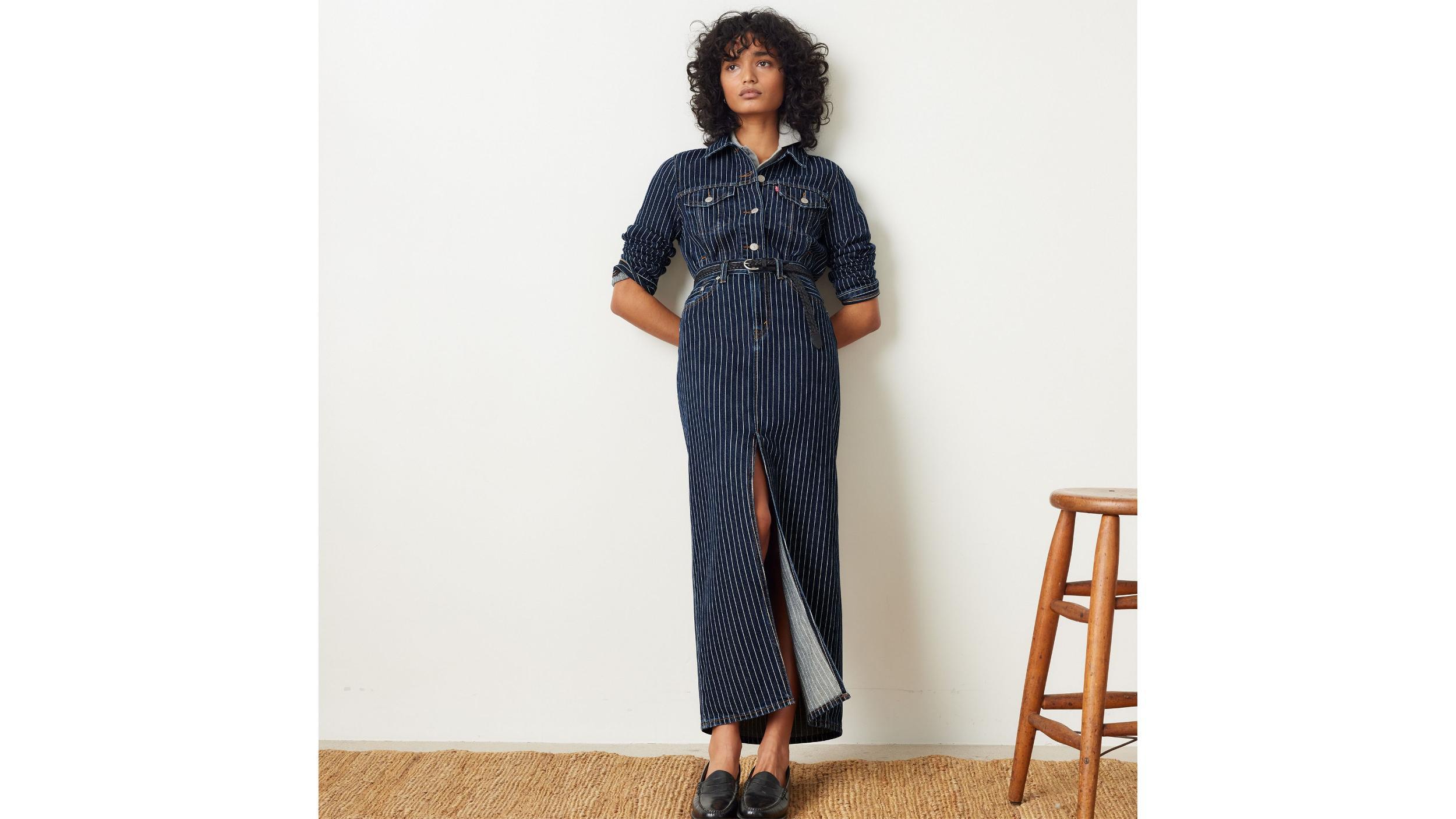 Ankle Column Corduroy Skirt Product Image