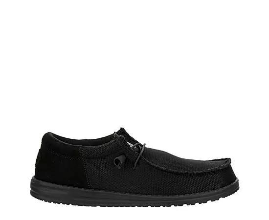 Mens HEYDUDE Wally Funk Casual Shoe Monochrome Product Image