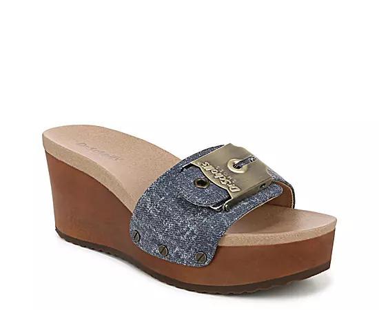Dr. Scholl's Original Life Women's Wedge Slides, Size: 8, Black Product Image