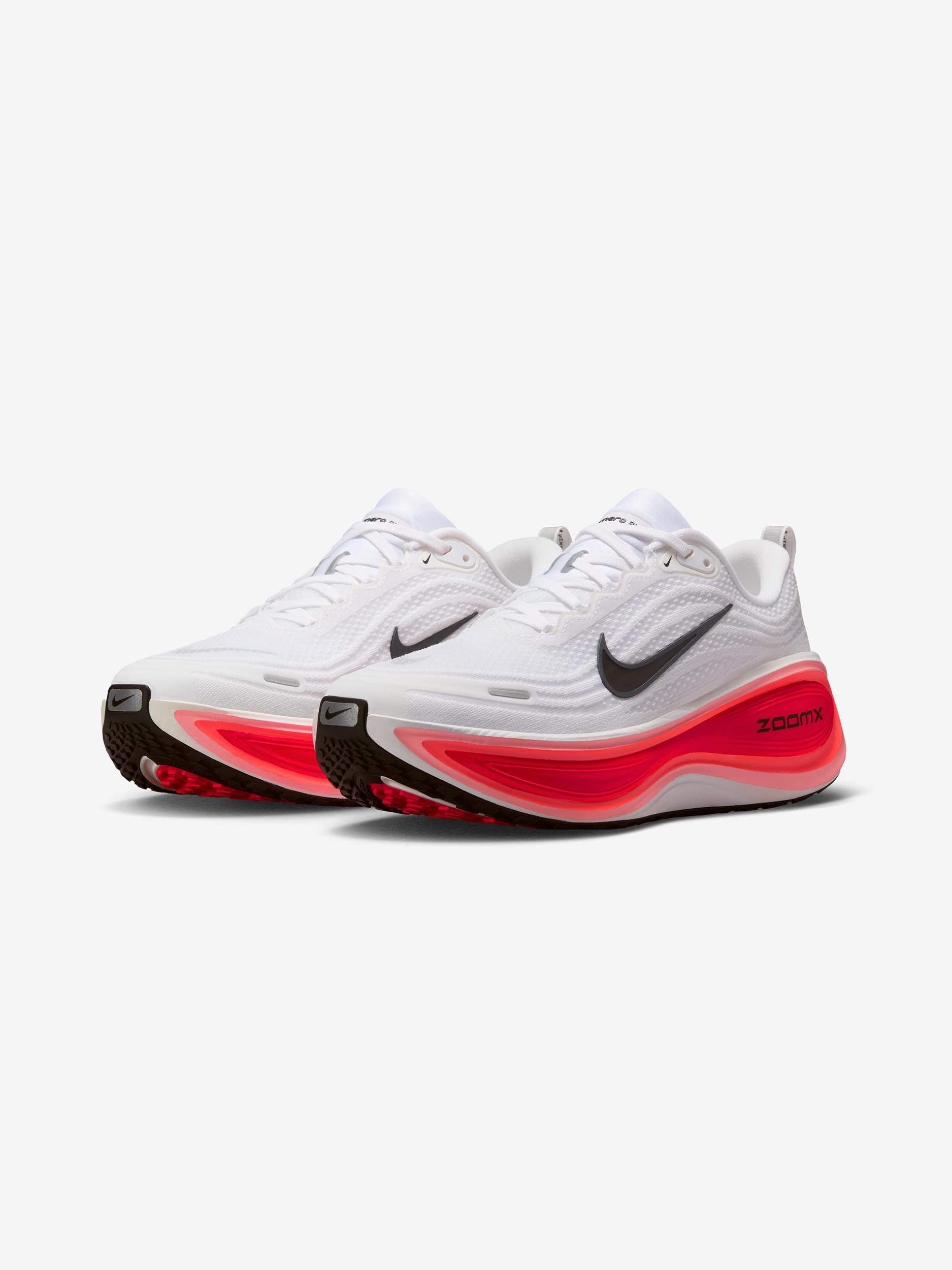 Nike Vomero Plus (White/Black/Bright Crimson) Product Image