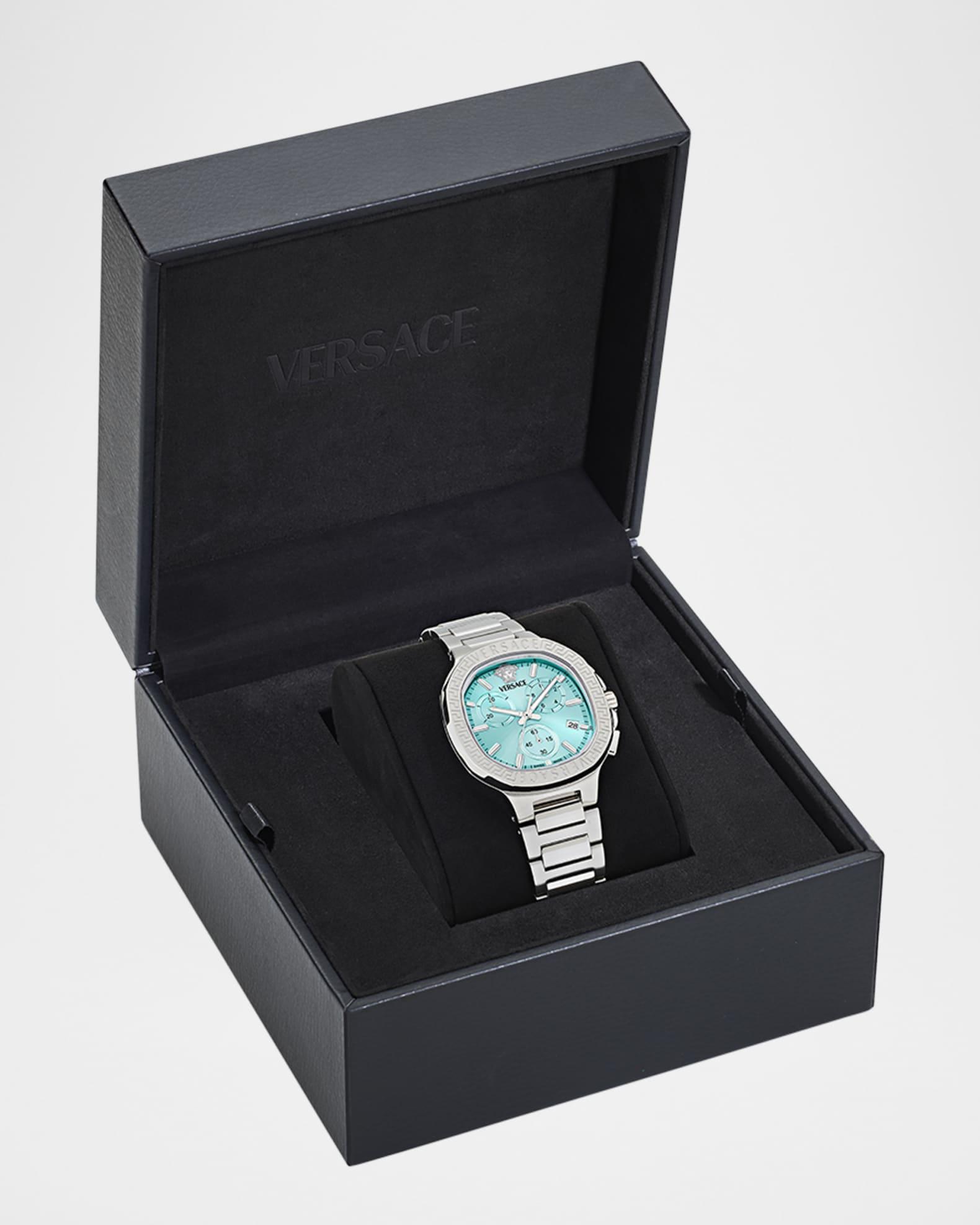 V-Chrono Square 40mm IP Yellow Gold Bracelet Watch Product Image