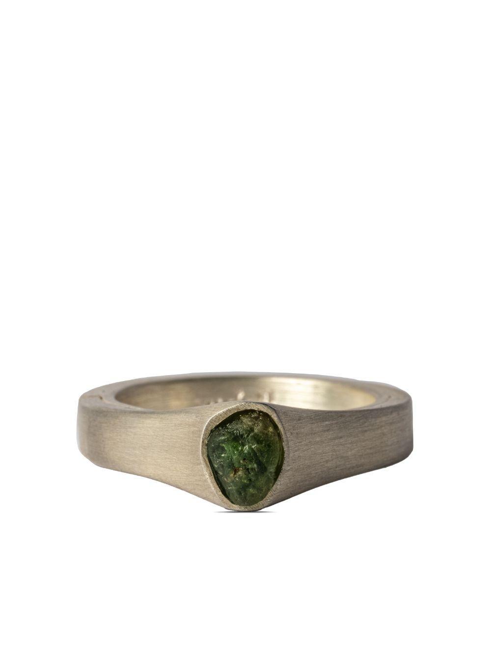 Sistema peridot matte sterling-silver ring Product Image