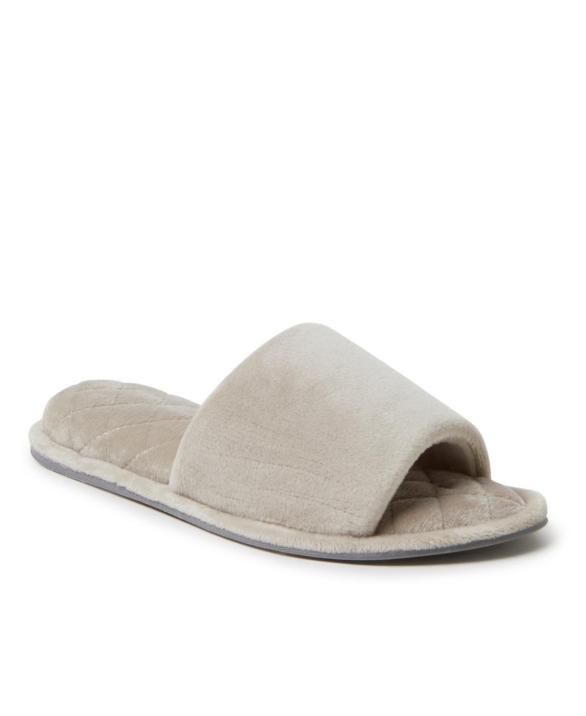 Dearfoams Beatrice Velour Womens Slide Slippers Product Image