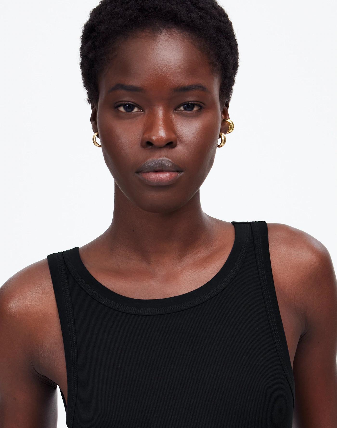 (Re)generative Cotton Essential High-Neck Tee Product Image