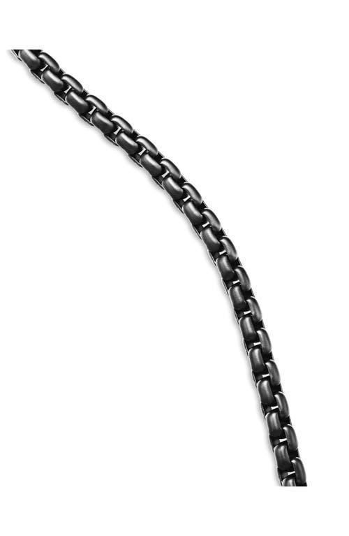 David Yurman Stainless Steel & Sterling Silver Box Chain Necklace, 22 Product Image