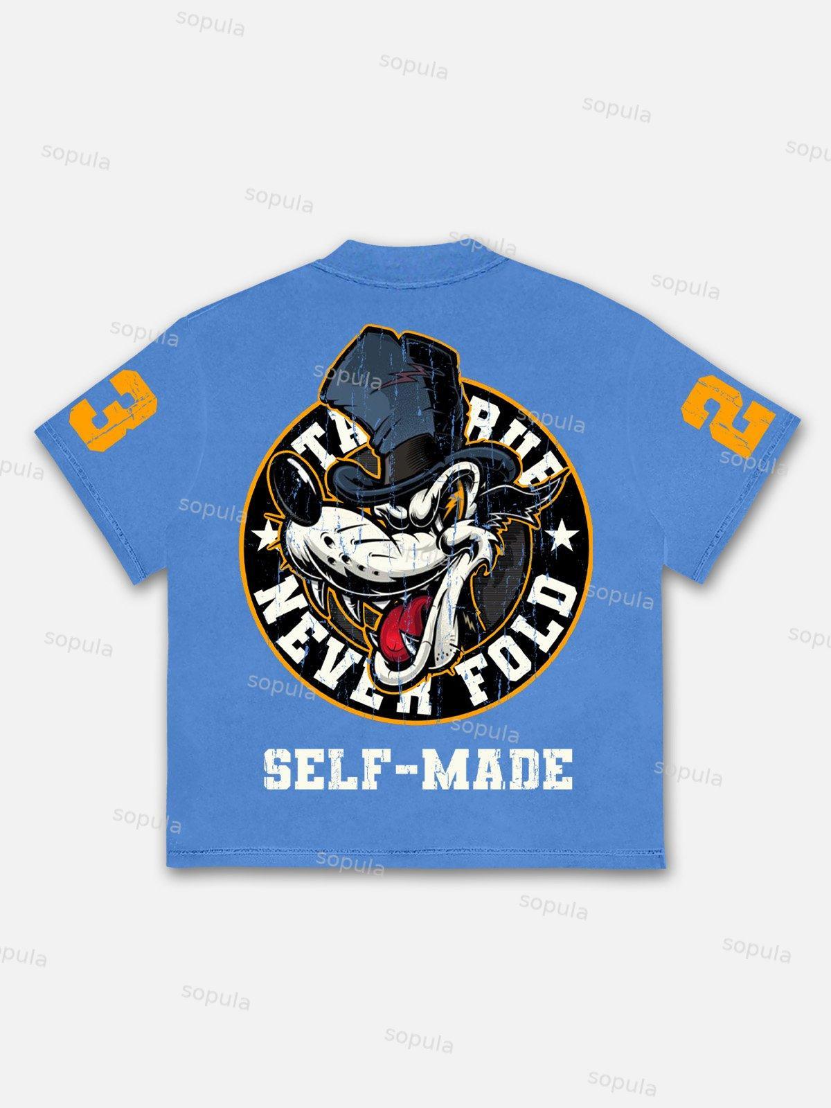 Streetwear No. 23 Y2k Hip Hop Gothic Cotton T-shirt Product Image