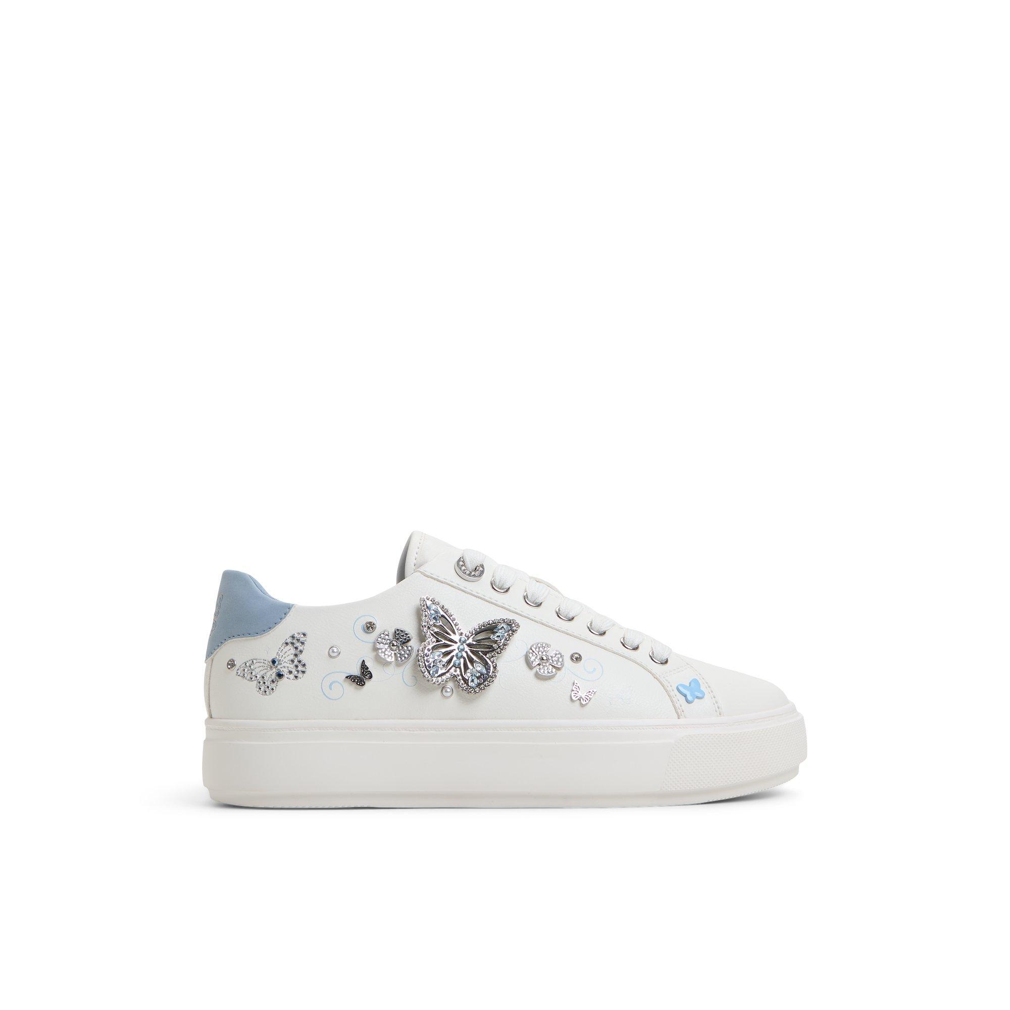 Saxony White/Multi Women's Platform and wedge sneakers | ALDO US Product Image