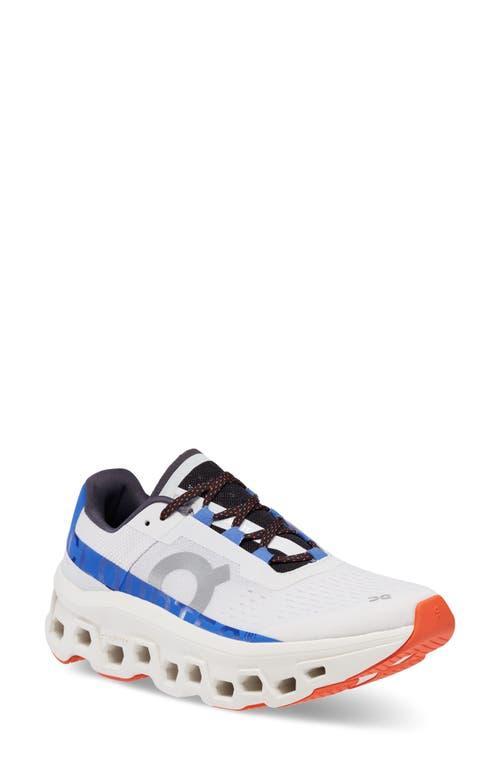 On Womens On Cloudmonster - Womens Running Shoes Black/Magnet Product Image
