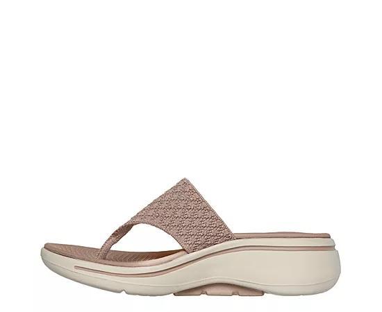 Skechers Womens Go Walk Arch Fit Sandal Product Image