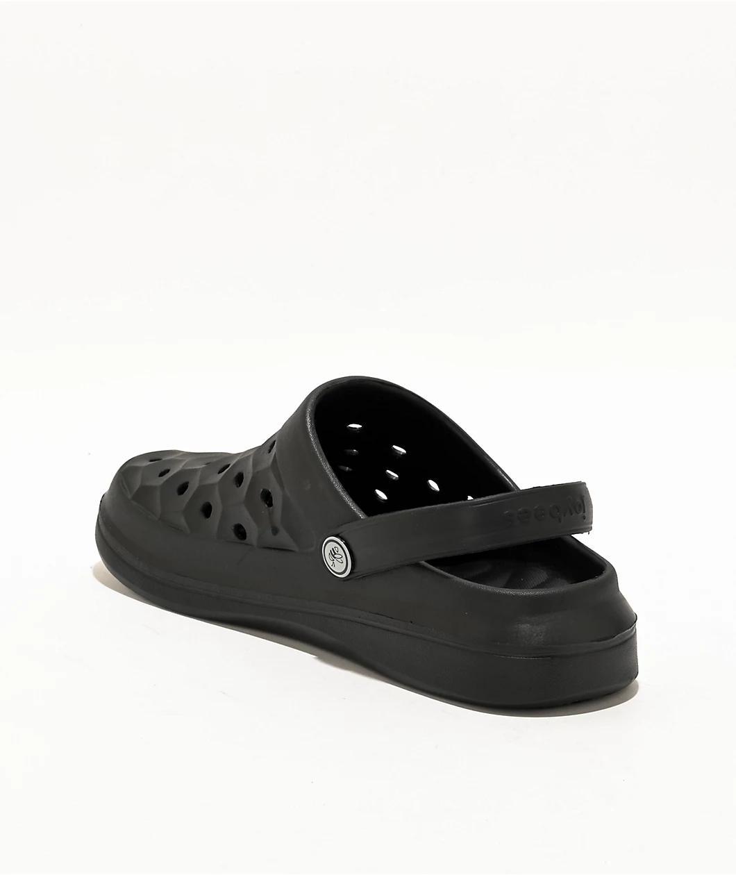 Joybees Varsity Clog Black Sandals Product Image