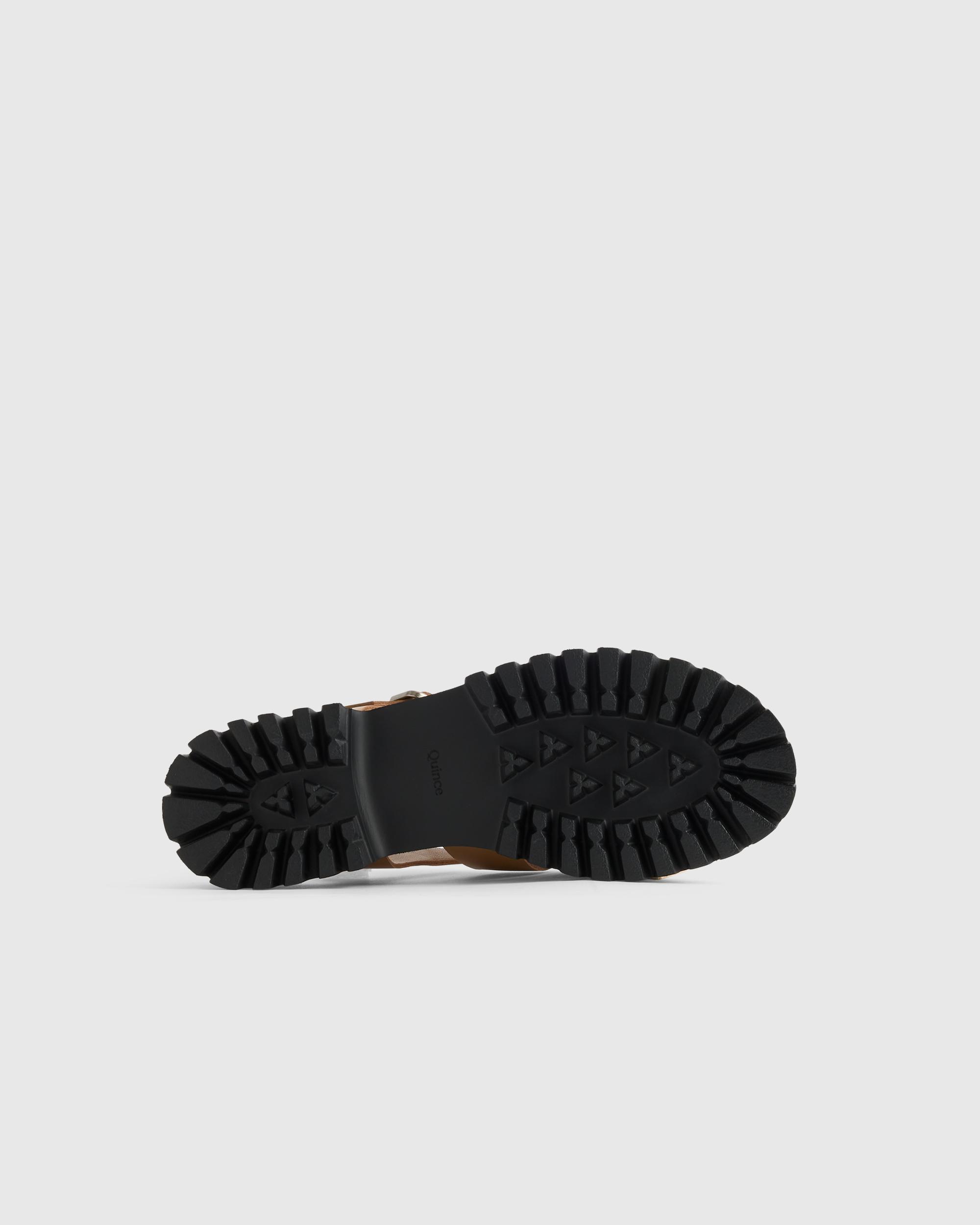 Quince | Women's Italian Leather Lug Sole Fisherman Sandal Product Image