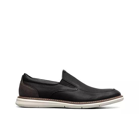 Nunn Bush® Chase Men's Casual Moc Toe Slip-On Shoes, Size: 13 Wide, Black Team Product Image