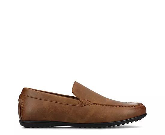 VANCE Sergio Comfort Slip-on Flexible Venetian Men's Driving Loafers, Size: 11, Brown Product Image