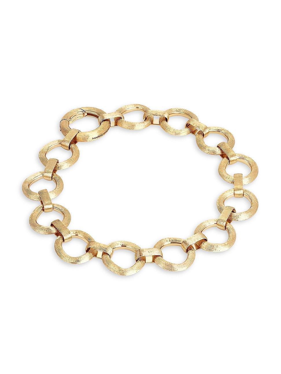 Marco Bicego 18K Yellow Gold Jaipur Flat Link Chain Bracelet Product Image