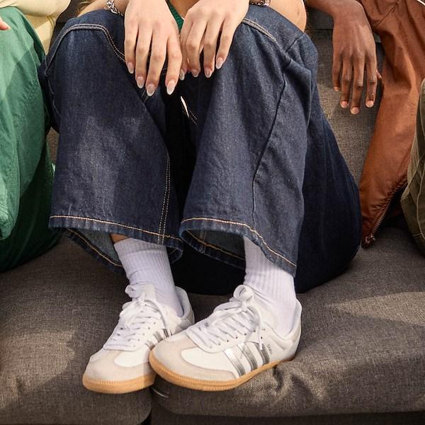adidas Samba OG Sneaker in White/Wonder Mauve/Off White at Nordstrom, Size 10.5 Women's Product Image