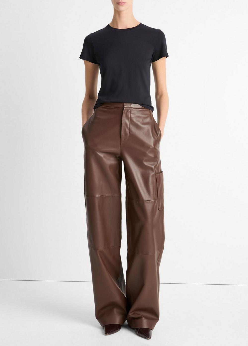 Womens Essential Pima Cotton Crew Neck T-Shirt Vince Product Image