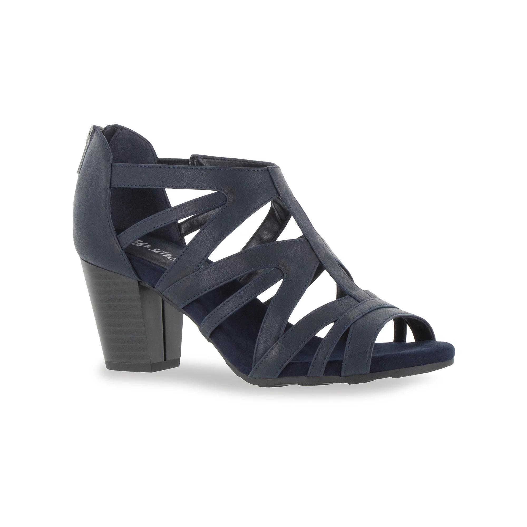 Easy Street Amaze Women's High Heel Sandals, Size: 9.5 Wide, Blue Product Image