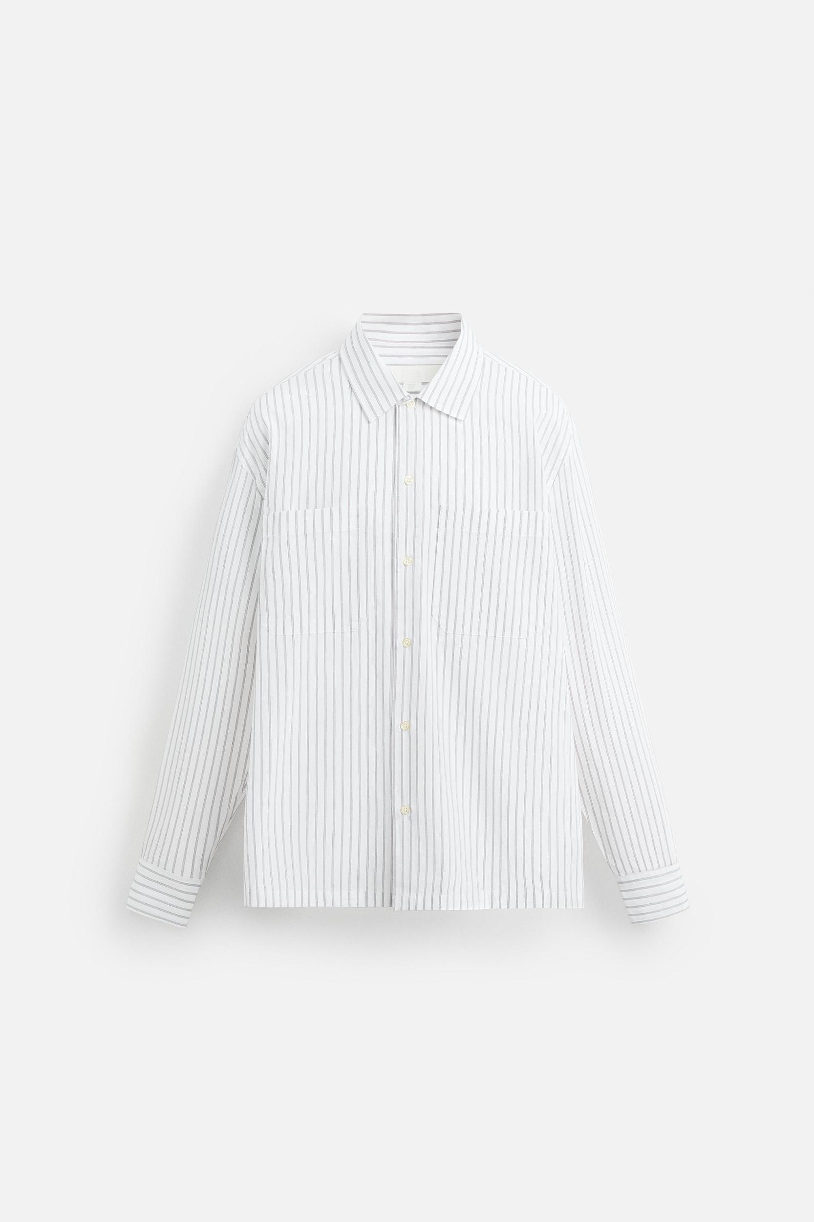 STRIPED POCKET SHIRT Product Image