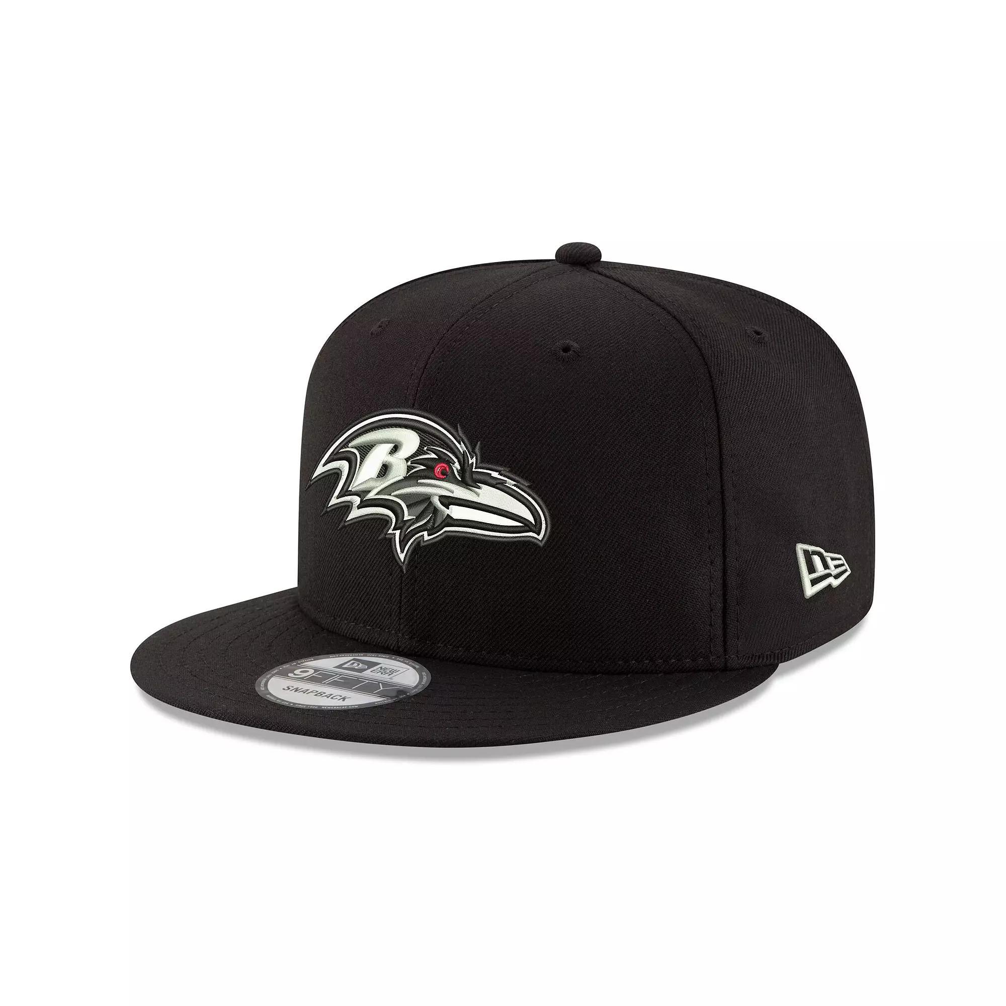 Men's New Era Black Baltimore Ravens B-Dub 9FIFTY Adjustable Hat Product Image